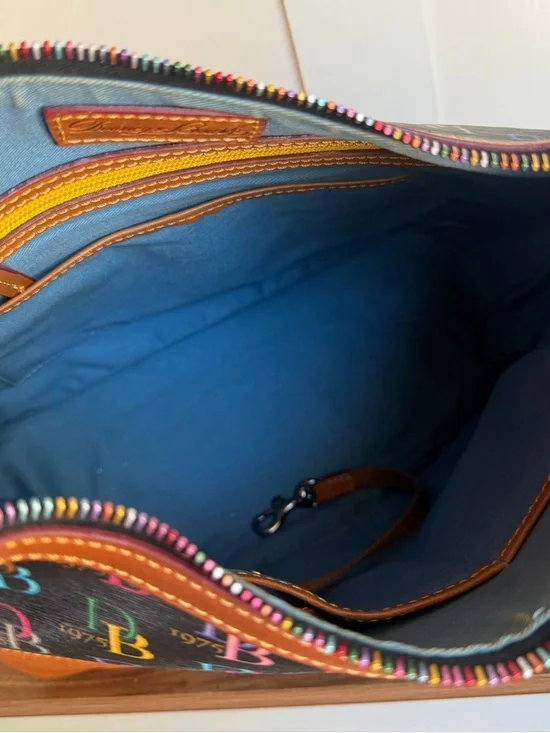 Dooney & Bourke Hobo Multi Colored Rainbow Shoulder Bag - Picture 10 of 12
